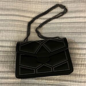 Black Studded Women's Bag